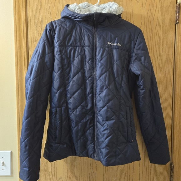 LIKE NEW Women's Columbia Navy Winter Jacket - Picture 1 of 6
